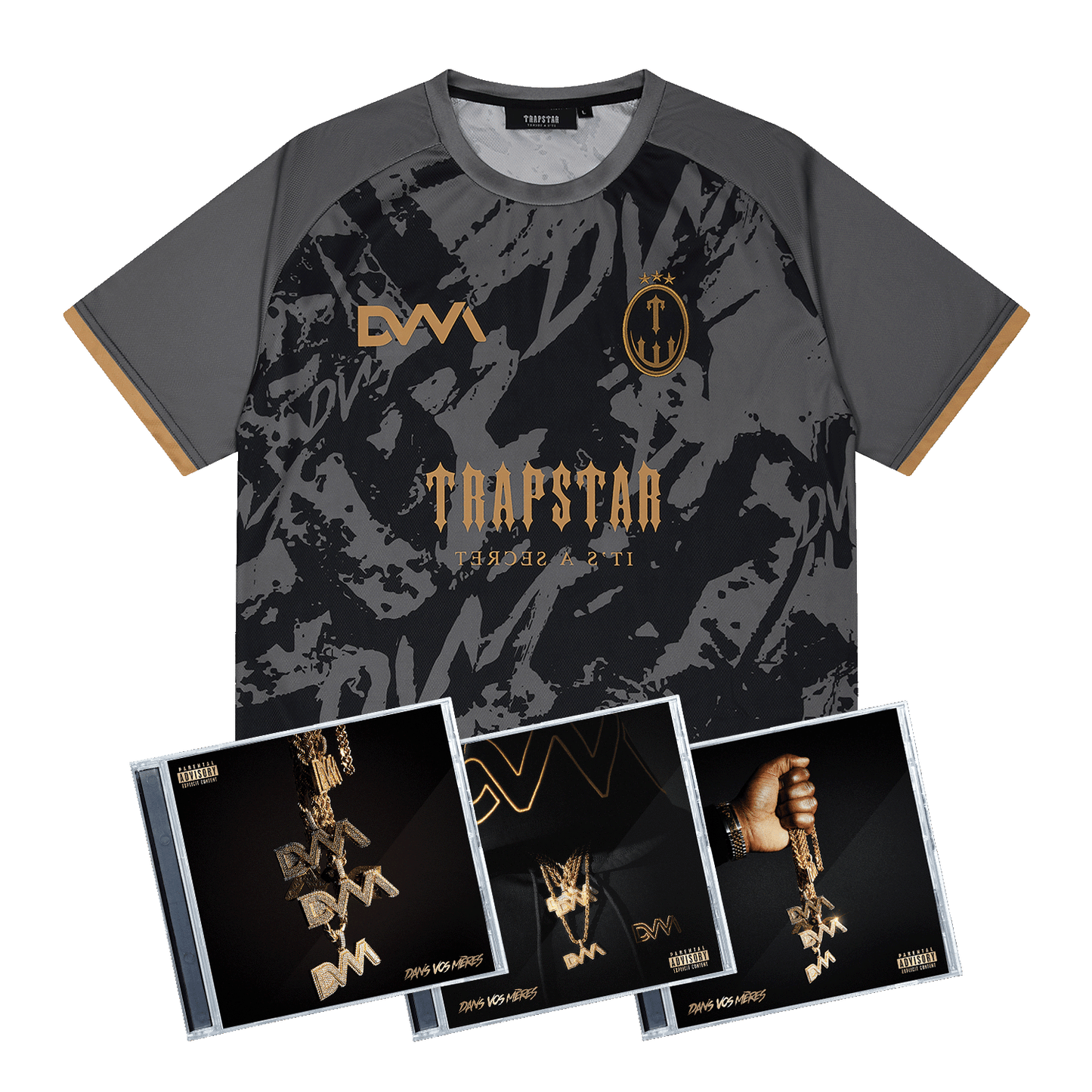 PACK MAILLOT TRAPSTAR OR