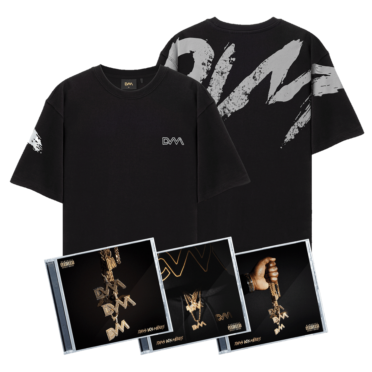 PACK T-SHIRT ARGENT