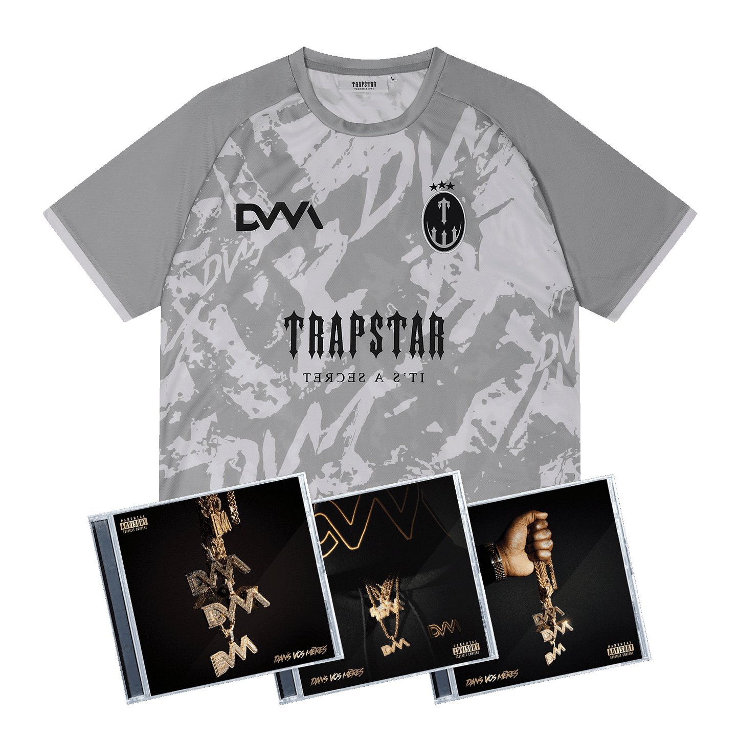 PACK MAILLOT TRAPSTAR ARGENT